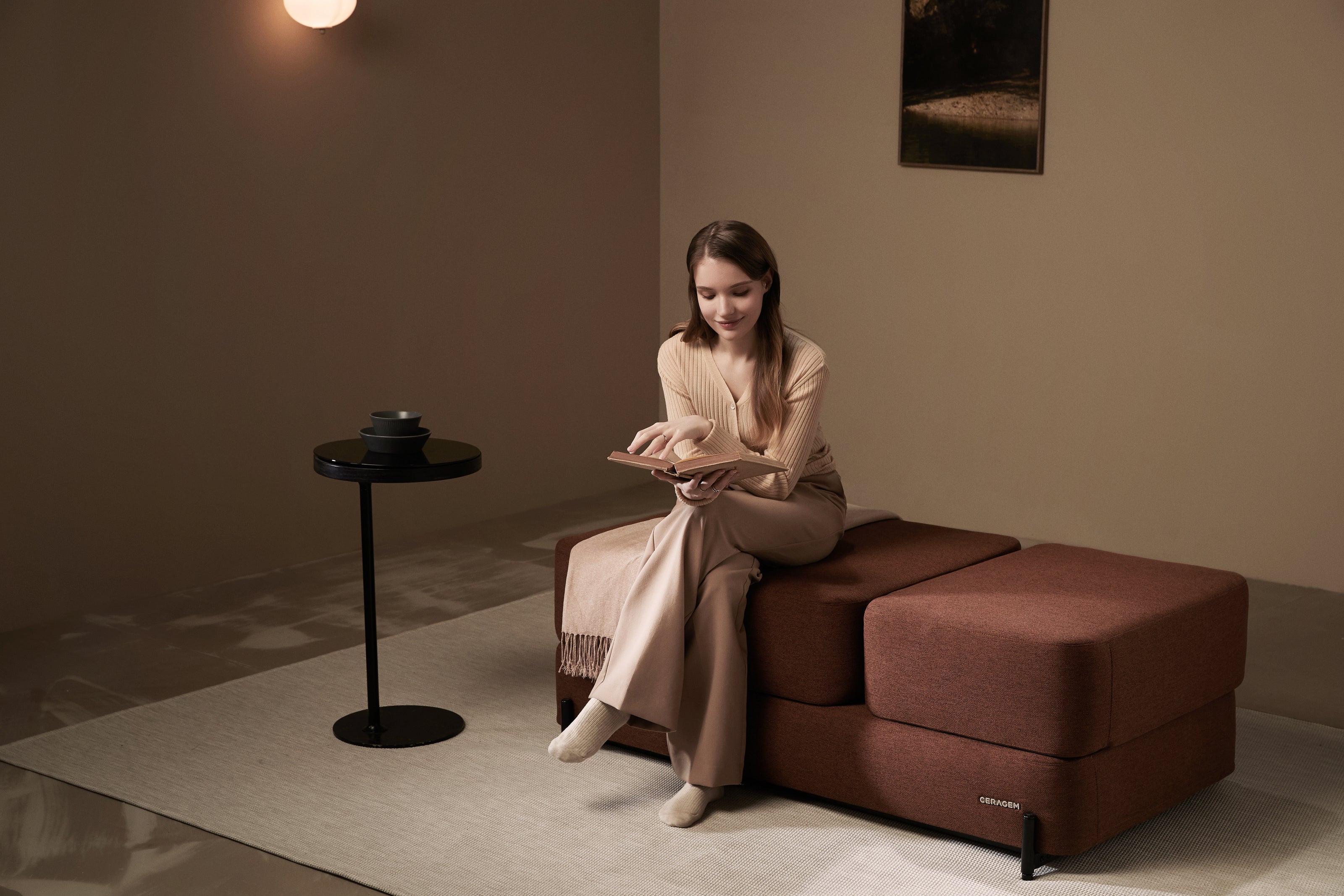CERAGEM S4 Smart Wellness Lounger | Foldable Massage Bed with Infrared Heat
