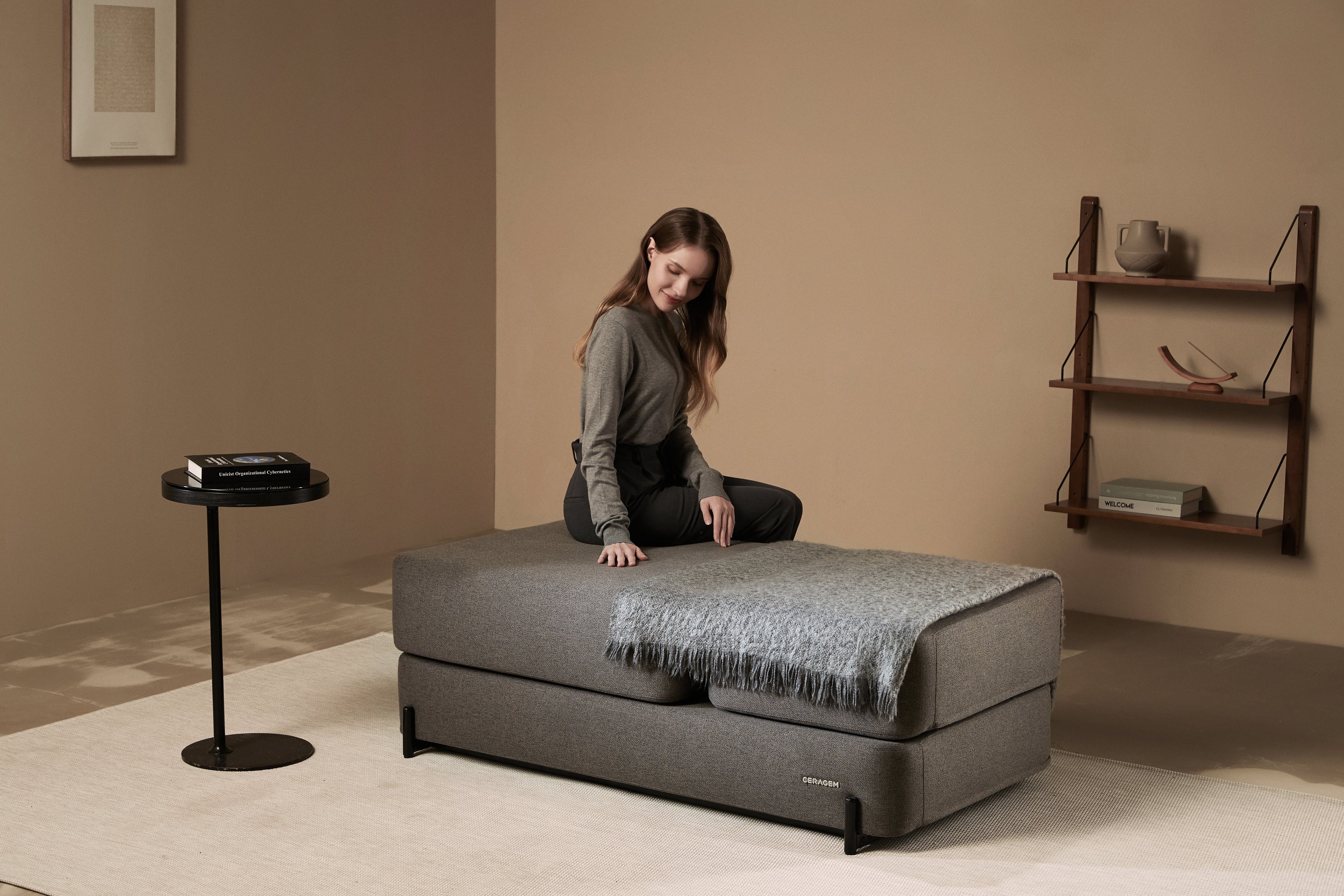CERAGEM S4 Smart Wellness Lounger | Foldable Massage Bed with Infrared Heat