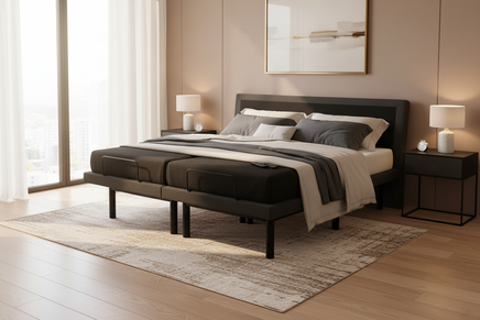 Split King Adjustable Bed Frame Base with Wireless Remote