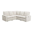 Bruce Power Reclining Sectional Sofa | 5-Seat L-Shaped Couch with USB Ports
