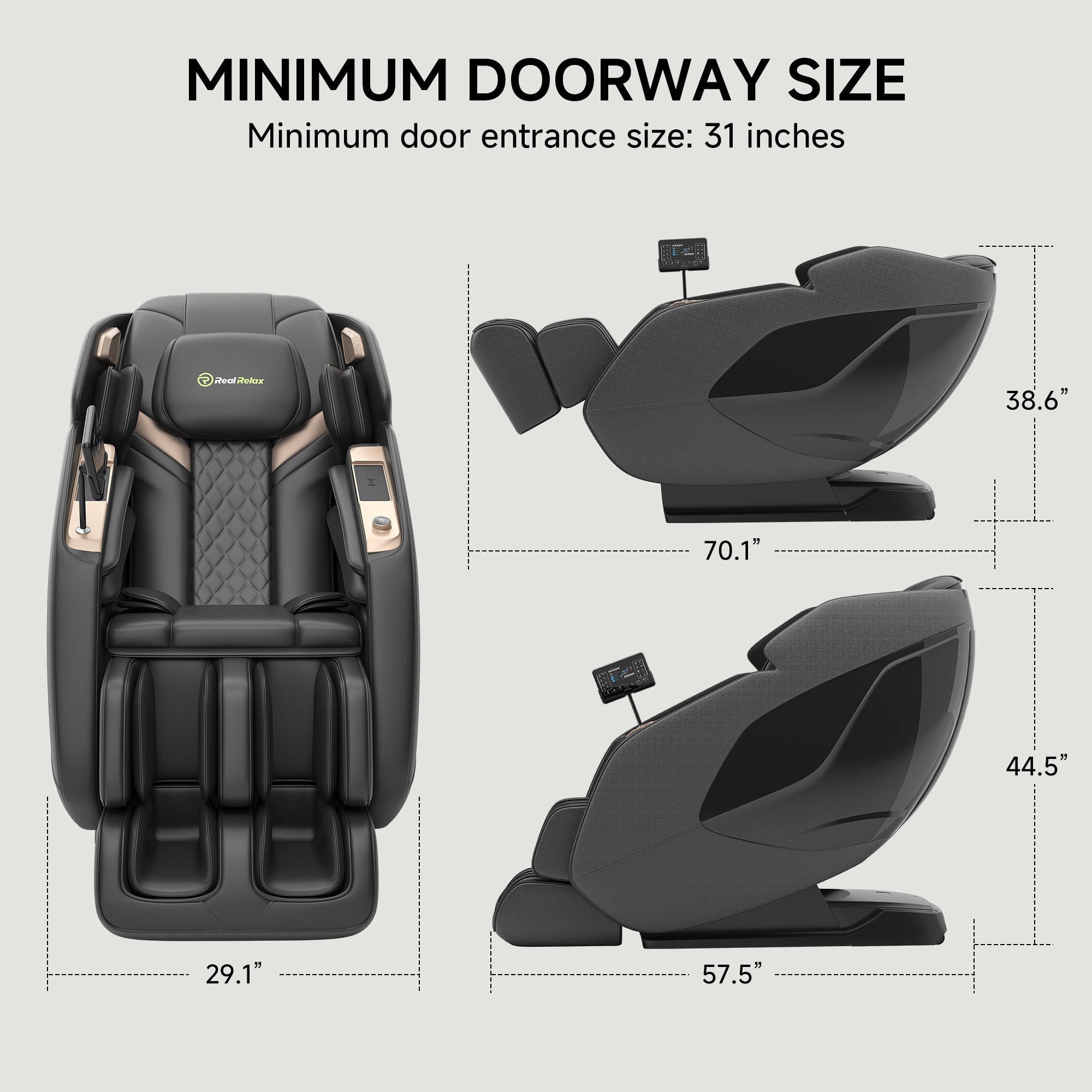 Real Relax PS5200 4D Zero Gravity Massage Chair