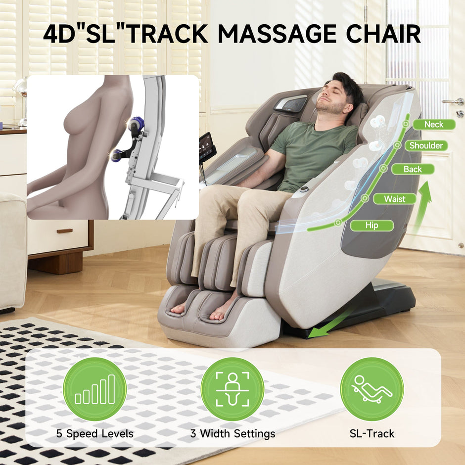 Real Relax PS5200 4D Zero Gravity Massage Chair