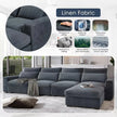 Oversized Modular L-Shaped Sectional Sofa | 129