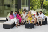 Carson Outdoor Garden Corner Couch Set