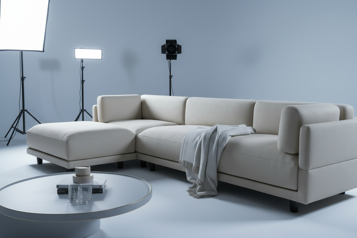 Oversized Modular L Shaped Sectional Couch